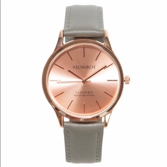 Monroé Sunburst Solérose rose gold watch. - Picture 3 of 7